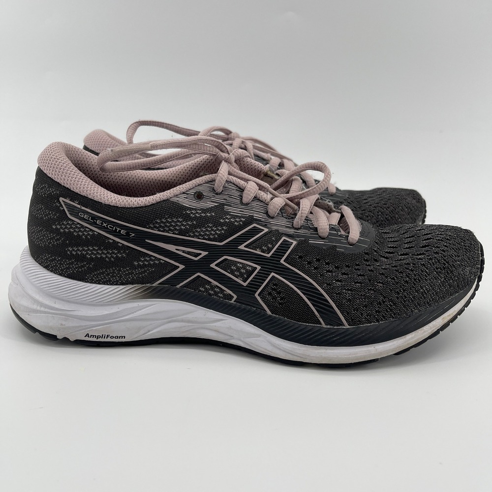 ASICS GEL Excite 7‎ Women's Running Shoes Gray Pink Athletic Sneakers Size 8